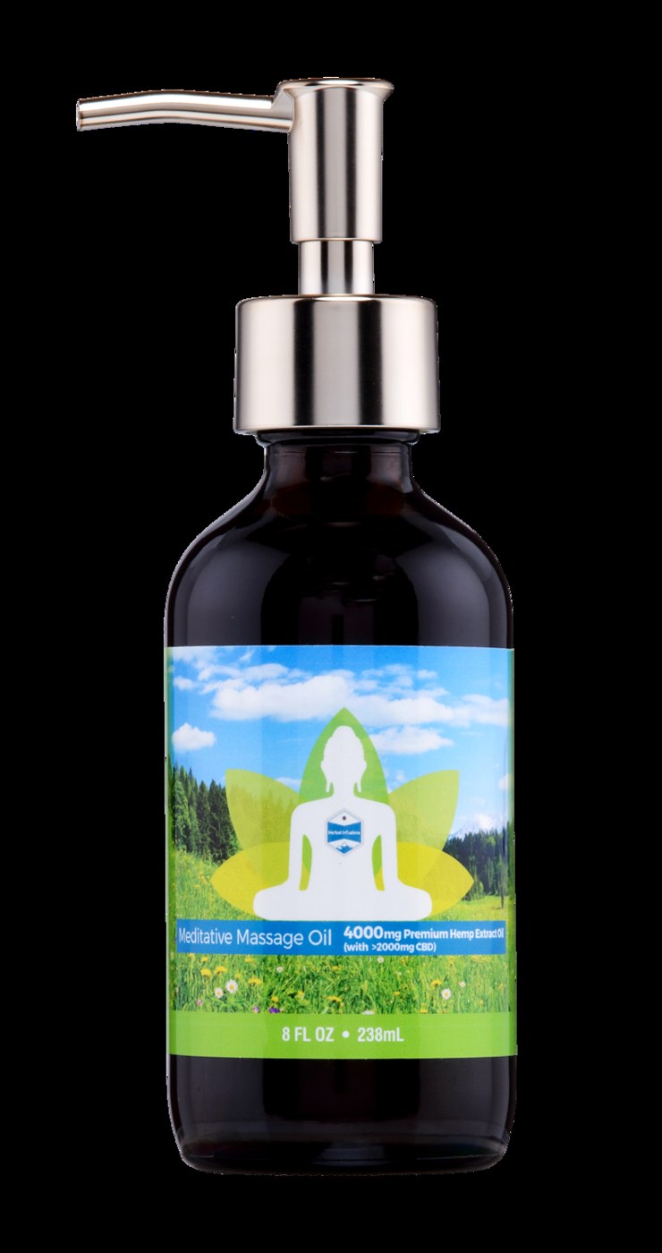 Meditative Massage Oil bottle