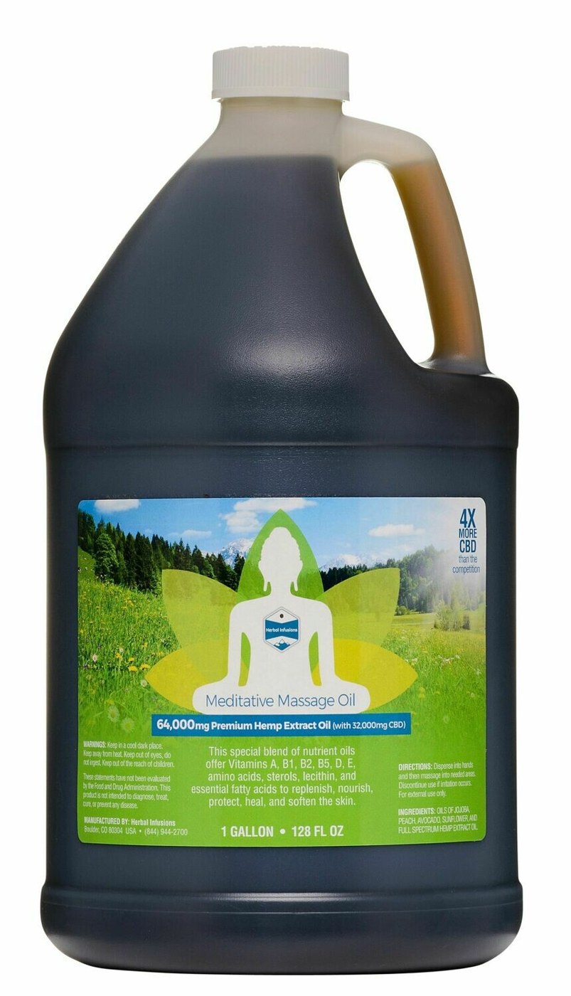Meditative Massage Oil GALLON pump